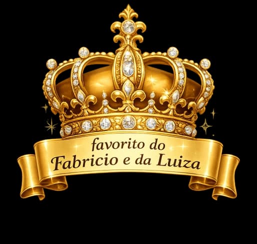 Título de favorito da Luiza e do Fabrício