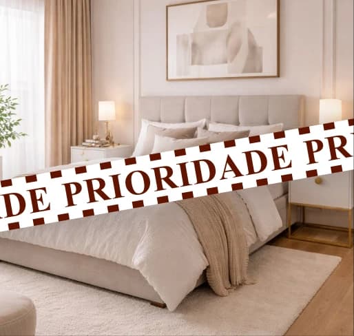 Prioridade no quarto de visita na casa dos noivos
